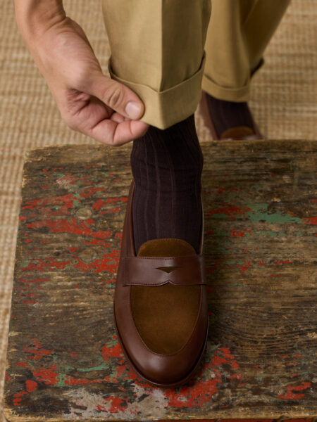 Mokasina Penny Tapered Benfinee — Kafe