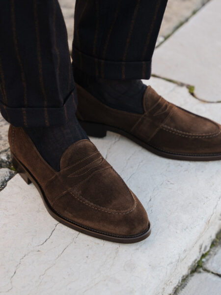 Mokasina Penny Tapered Comodin — Kafe e Errët