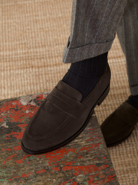 Mokasina Penny Tapered Daziee — Kafe e Errët