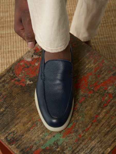Mokasina Casual Ferèe — Blu