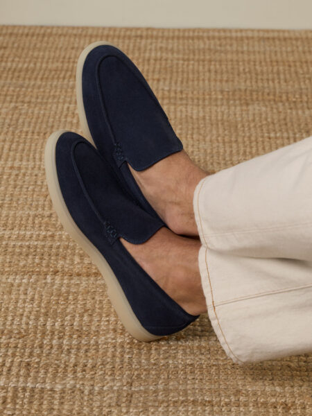Mokasina Casual Ferèe — Blu