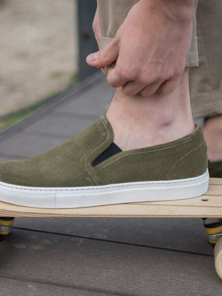 Këpucë Slip-On Furmagiatt — Jeshile e Errët