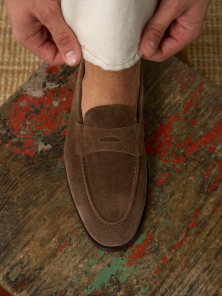 Mokasina Penny Tapered Pattee — Kafe e Errët
