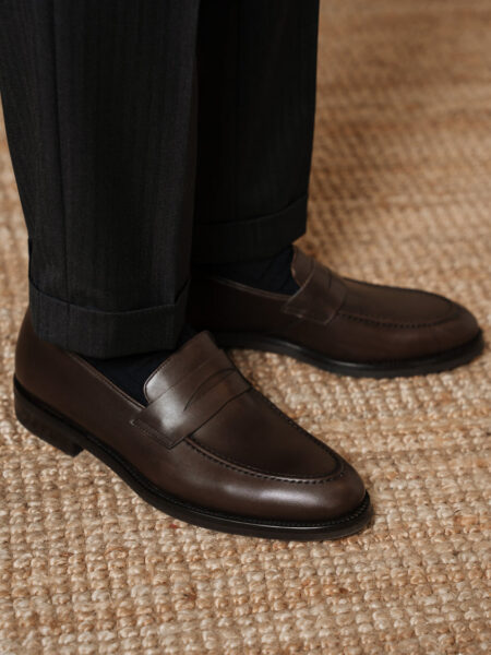 Mokasina Penny Tapered Rizzadin — Kafe e Errët