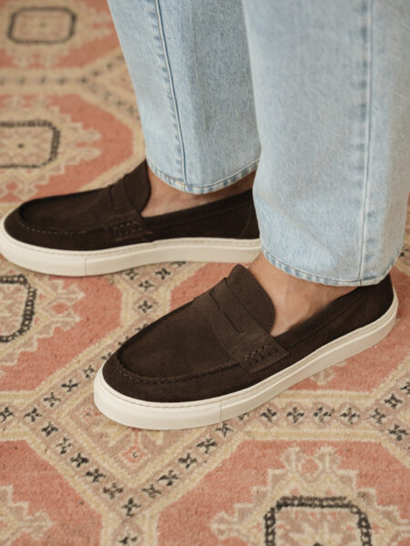 Mokasina Casual Scruscion — Kafe e Errët