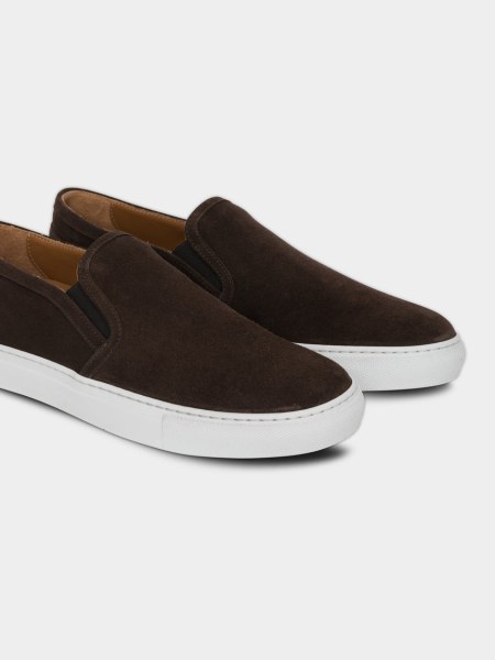 Këpucë Slip-On Furmagiatt — Kafe e Errët